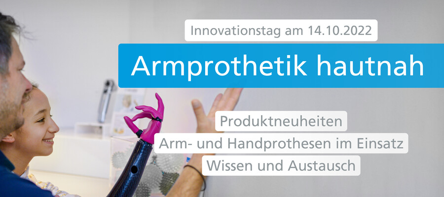 Wir laden ein: Innovationstag Armprothetik