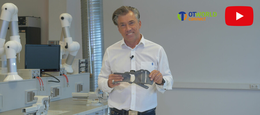 Vorstellung einer 3D-gedruckten Handorthese mit Nano-Hybrid-Gelenk | OT World Connect Stream